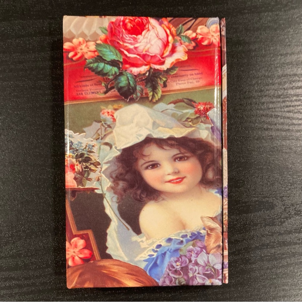 NWT Vintage magnetic closure Victorian/floral “Notes Agenda, Addresses” Book